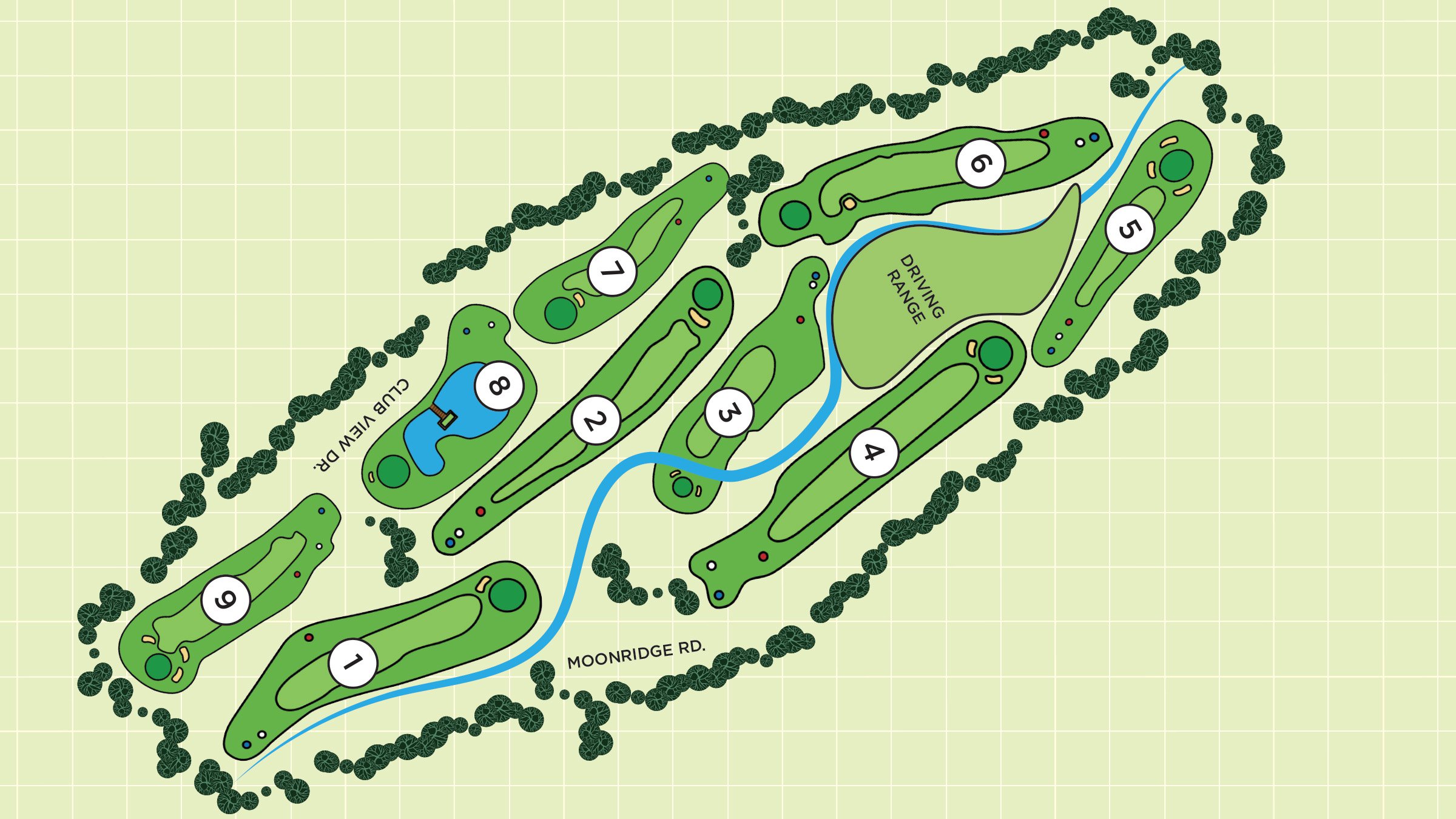 Bear Mountain Golf Course Map